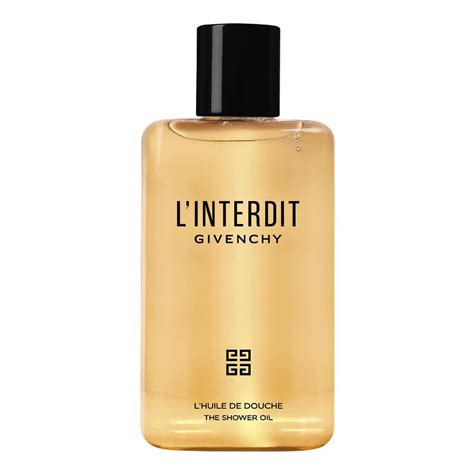 givenchy l'interdit shower oil
